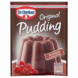 Dr. Oetker Feinherb (Fine Dark) Schokolade Pudding - 3pk